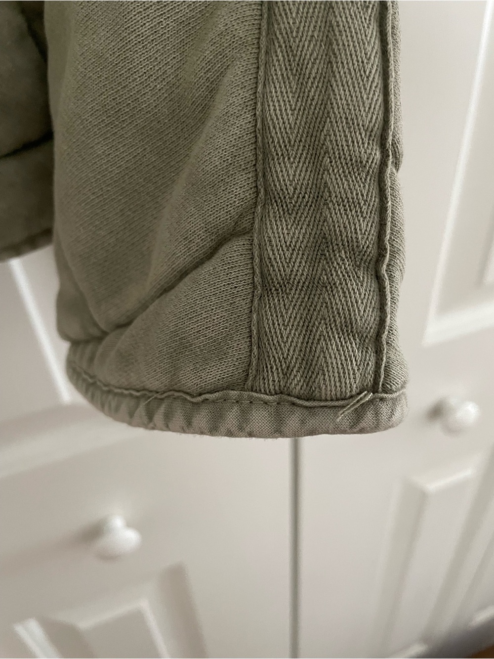 Free People Dolman Quilted Knit Jacket in Moss - Picture 10 of 16